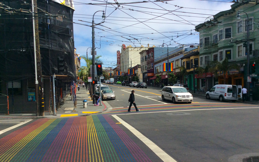 Castro street crossing