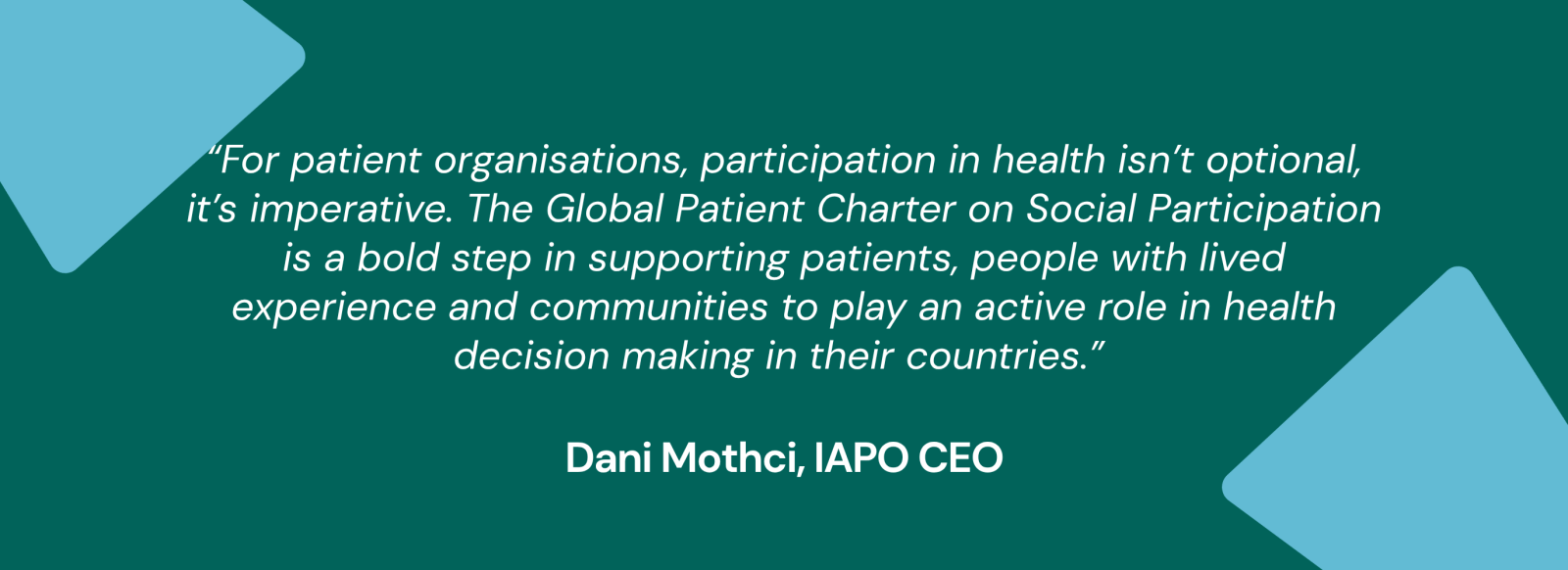 Global Patient Charter