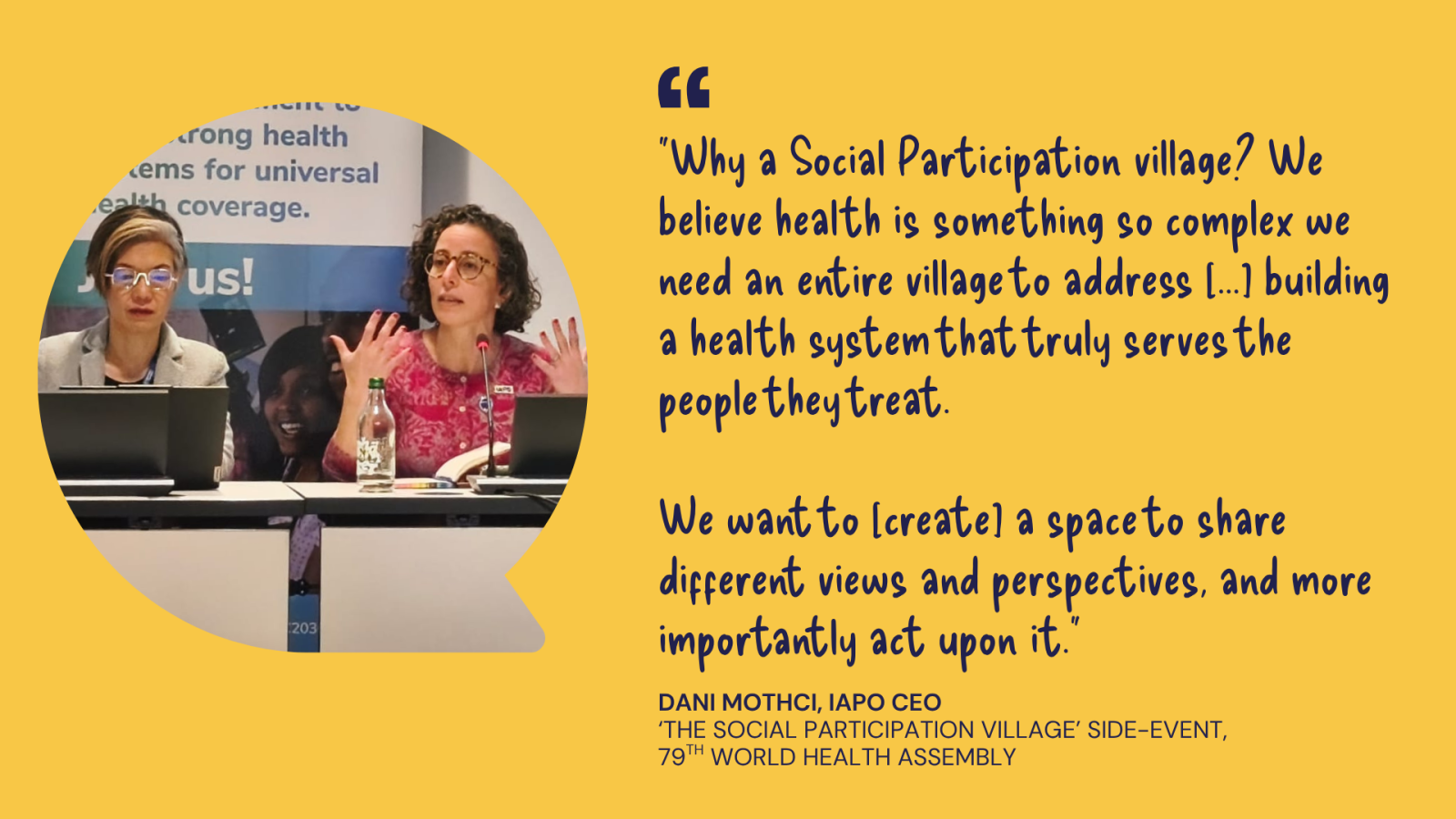WHA79 side event